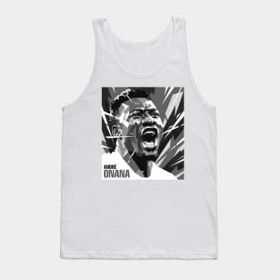 Andre Onana Illustration in Grayscale Tank Top